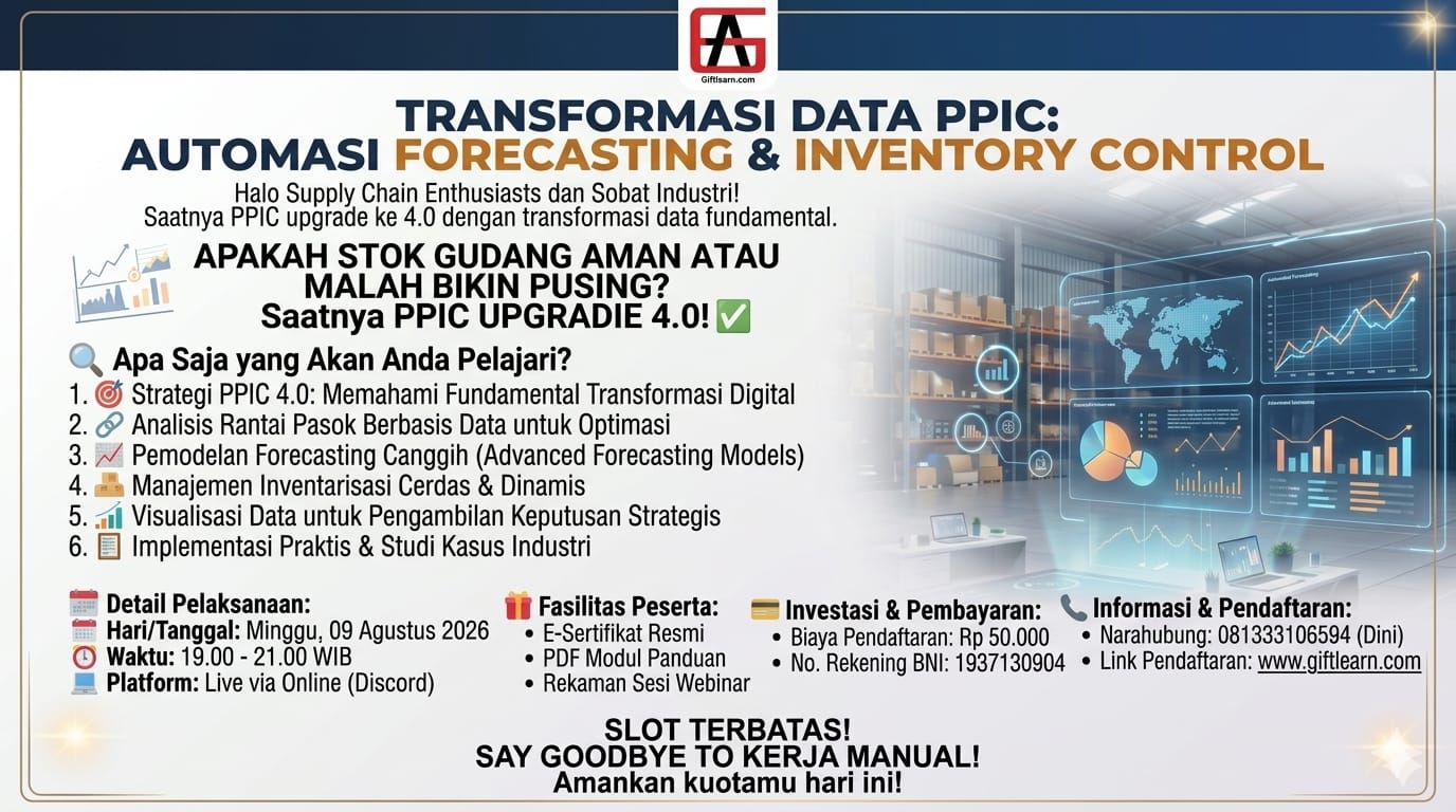 Transformasi Data PPIC: Automasi Forecasting & Inventory Control