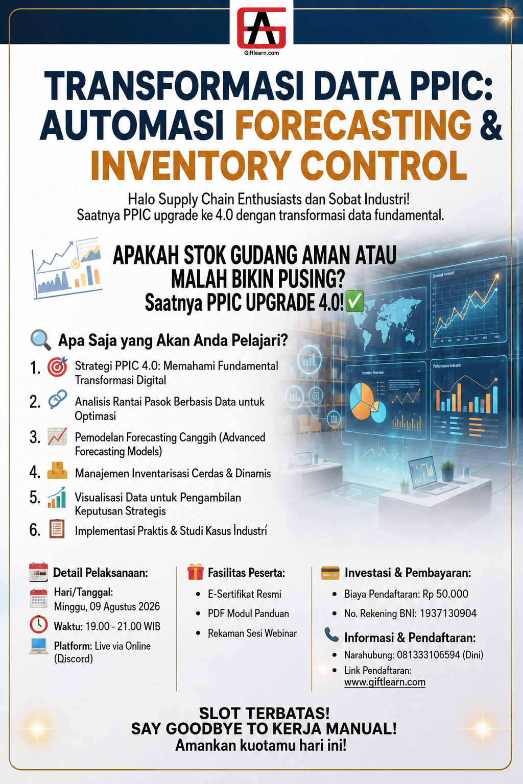 Transformasi Data PPIC: Automasi Forecasting & Inventory Control